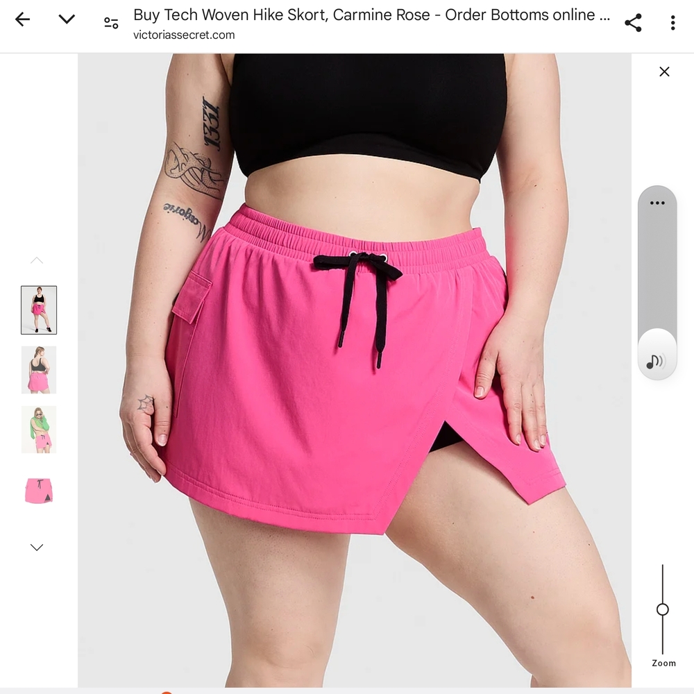Victoria's Secret Carmine Rose Skort